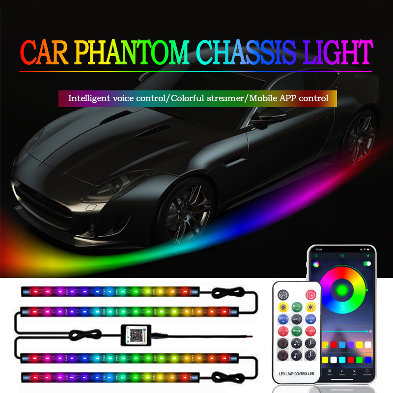 Rgb Underglow Strip - Car Flexible Underglow Strip Light LED