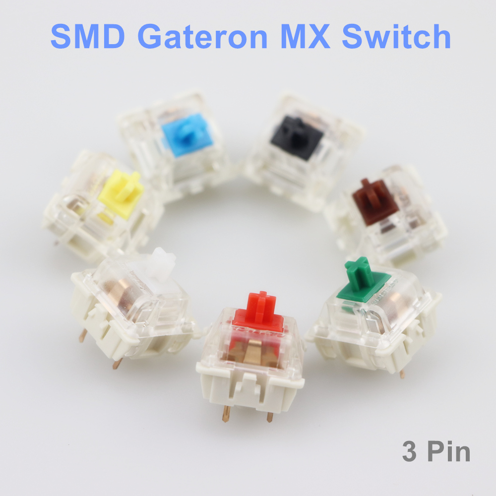 Gaming Keyboard Blue Switches - Gateron SMD Switches black red brown