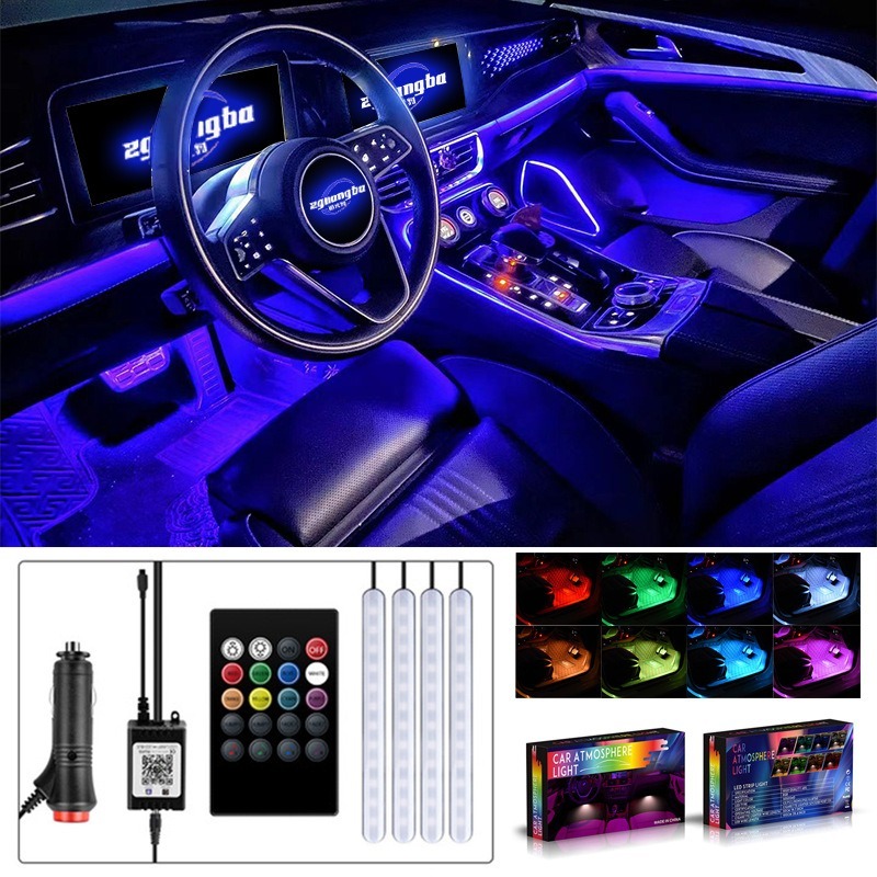 Rgb Underglow Strip - 4in1 LED RGB Car Underglow Bottom