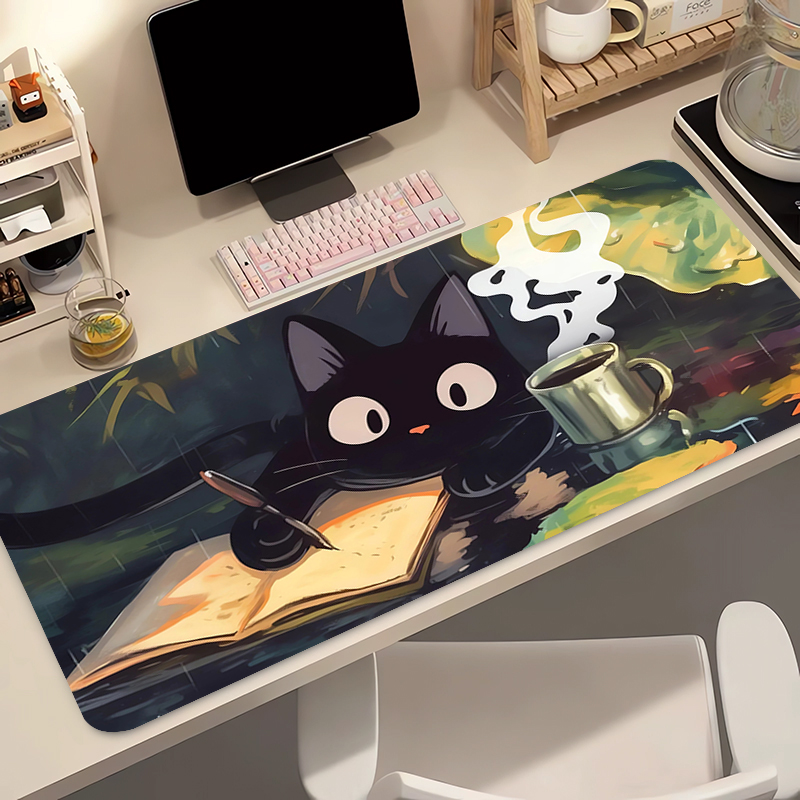 Keyboard Gaming Black - Kawaii Black Cat Silicone Soft Gaming