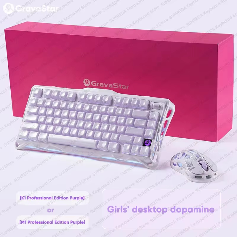 Gaming Keyboard Mechanical Wireless - GravaStar M1 M2 Wireless Mouse or