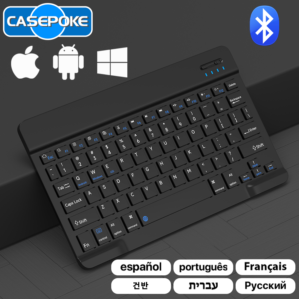 Gaming Keyboard Mechanical Wireless - CASEPOKE For iPad Xiaomi Samsung Huawei