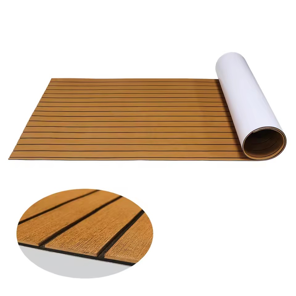Pe Foam Sheet - Faux Teak EVA Foam Boat Flooring