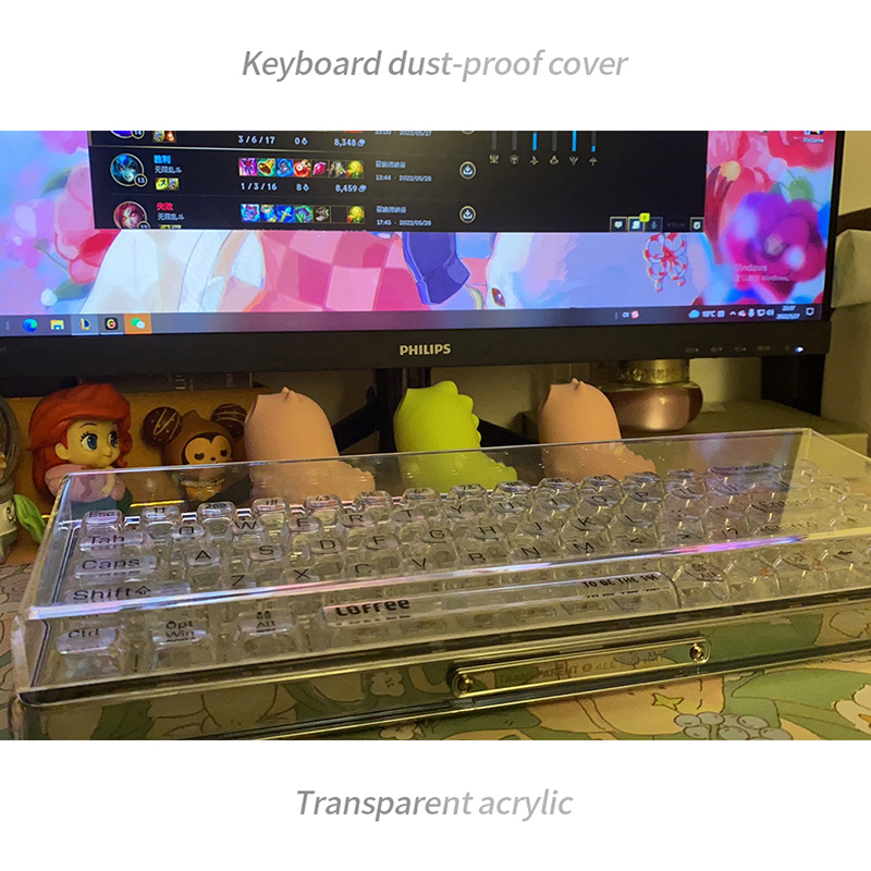 Acrylic Keyboard Clear Protect - Gaming Keyboard Budget ulasan dan harga