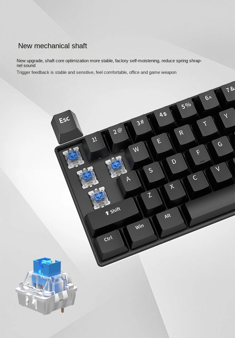 Gaming Keyboard White Mechanic - Gaming Keyboard Budget ulasan dan harga