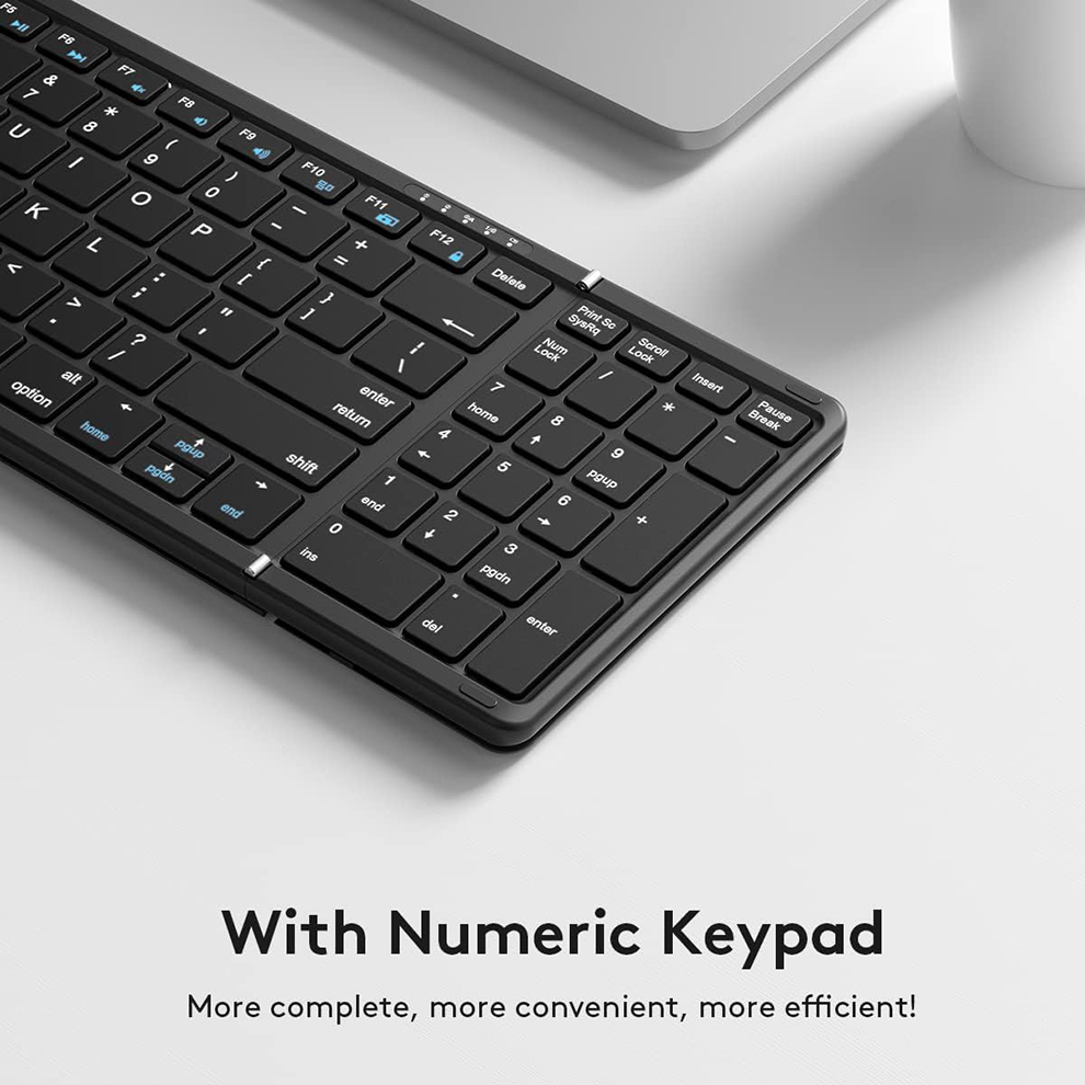 Foldable Bluetooth Keyboard wi - Gaming Keyboard Budget ulasan dan harga