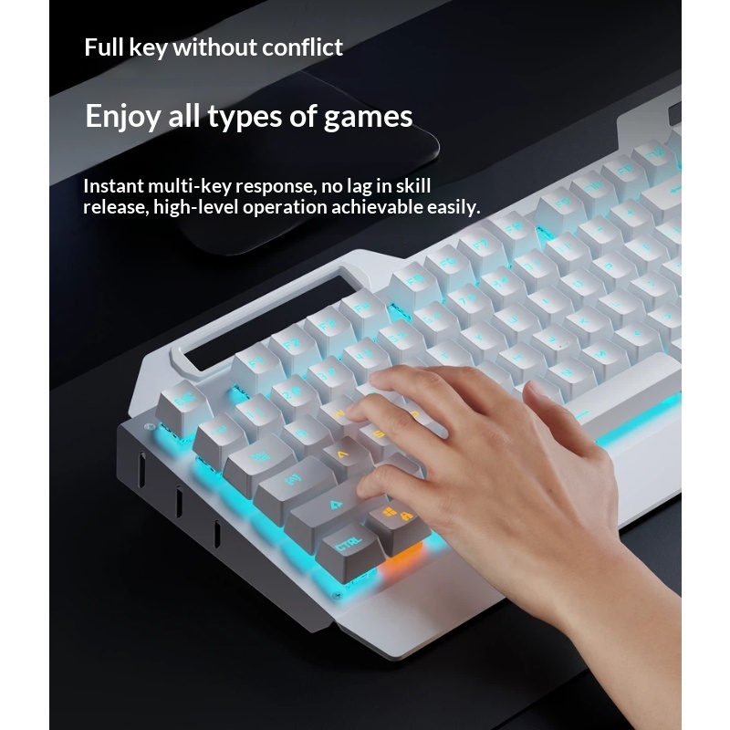 Eweadn Tk900 Wireless Gaming M - Gaming Keyboard Blue Switches ulasan dan harga