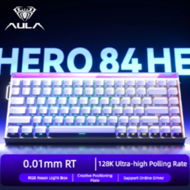 AULA HERO84 Magnetic Gaming Me - Gaming Keyboard Ergo ulasan dan harga