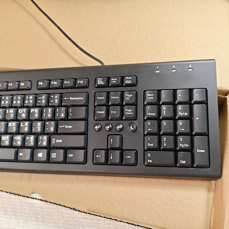Thai layout USB wired keyboard - Gaming Keyboard Blue Switches ulasan dan harga