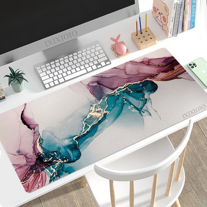 Fashion Marble Mouse Pad Gamin - Gaming Keyboard And Mouse Combo ulasan dan harga