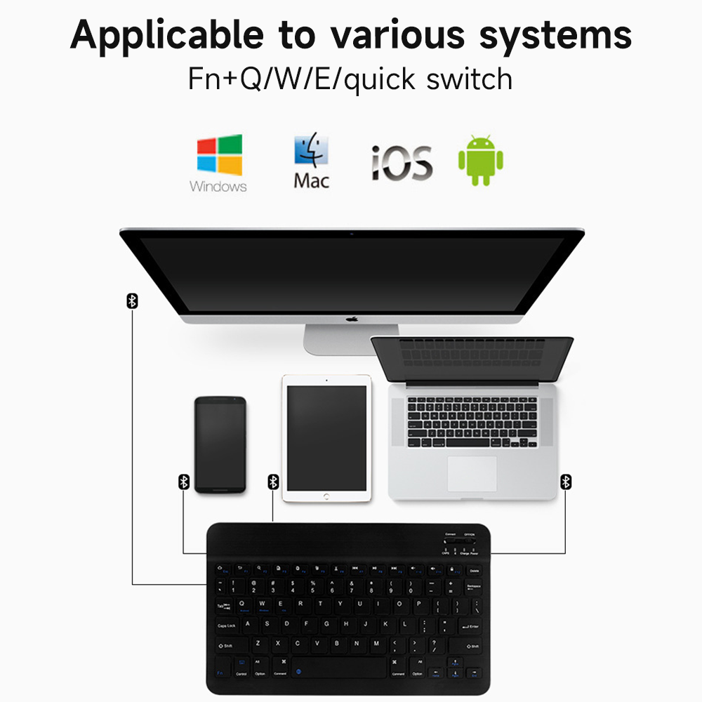 Bluetooth Keyboard for IOS And - Gaming Keyboard Mechanical Wireless ulasan dan harga