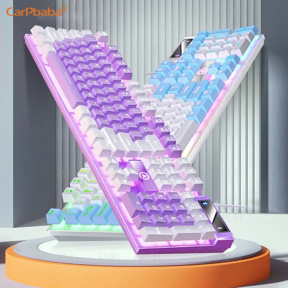 Carpbaba K500 104 Key USB Wire - Gaming Keyboard Budget ulasan dan harga