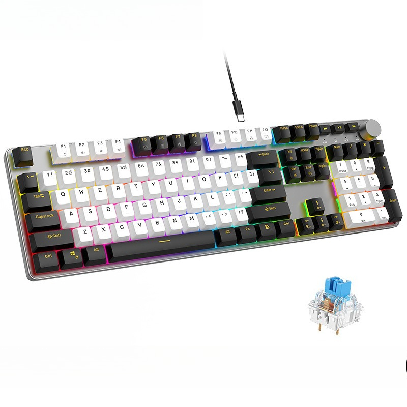 E-sports Mechanical Keyboard A - Gaming Keyboard No Noise ulasan dan harga