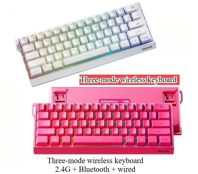 61 keys wireless Mini keyboard - Gaming Keyboard No Noise ulasan dan harga