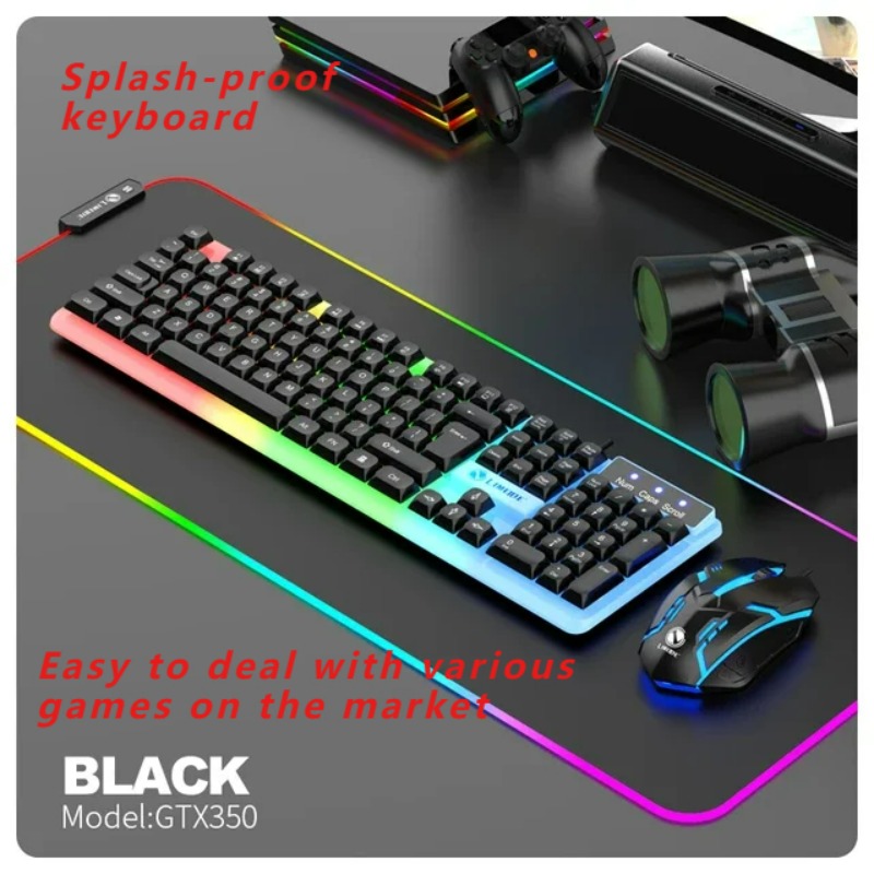 NEW GTX350 Gaming Keyboard Mou - Gaming Keyboard Budget ulasan dan harga