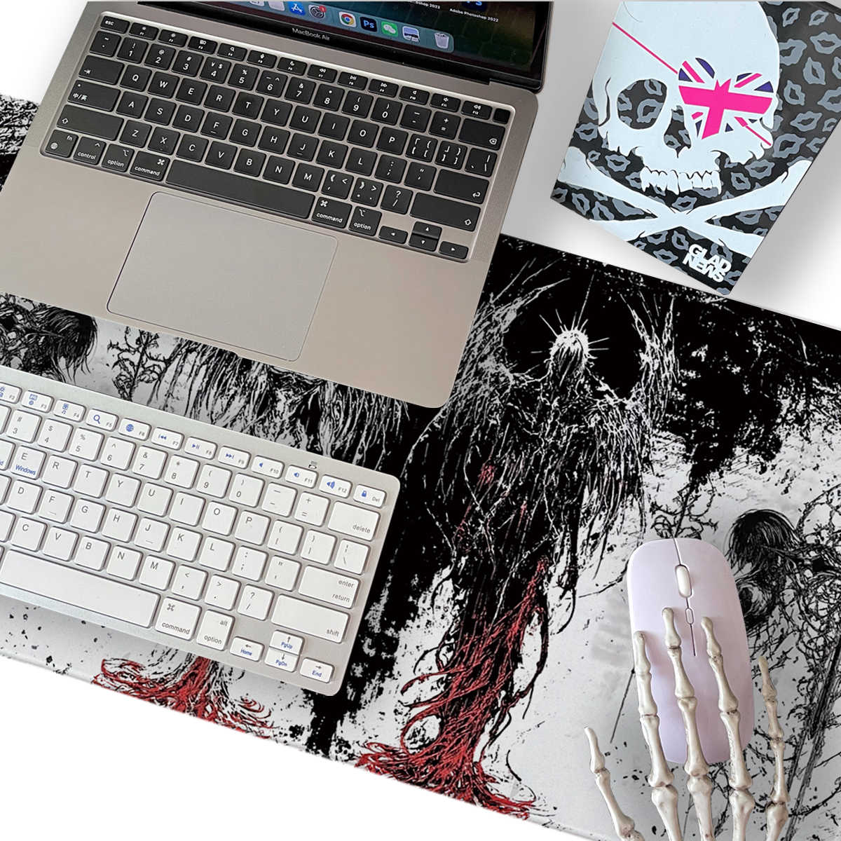Dark Angel Art Design Large Si - Keyboard Gaming Black ulasan dan harga
