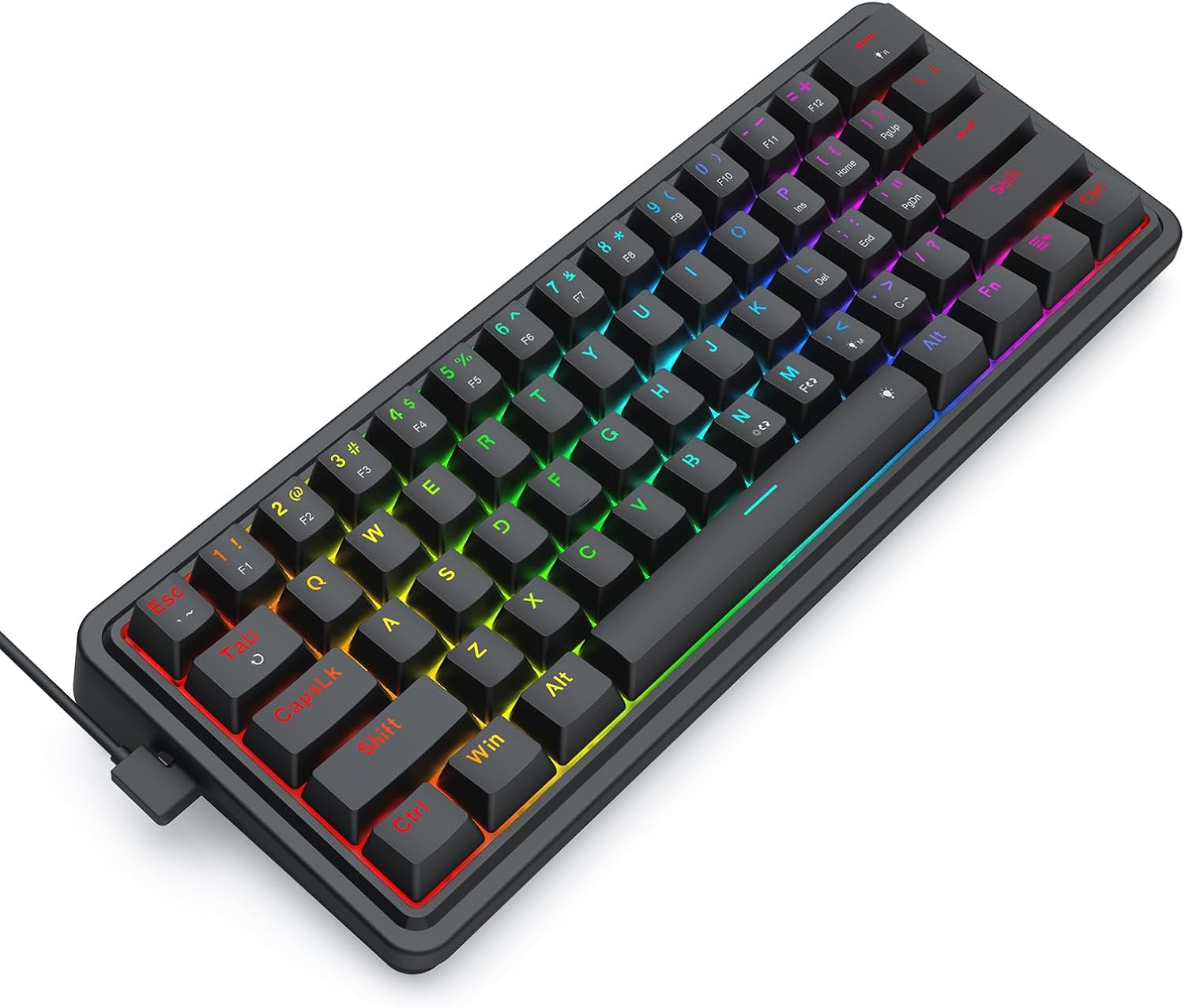 Redragon K722 60% Wired Gasket - Gaming Keyboard No Noise ulasan dan harga
