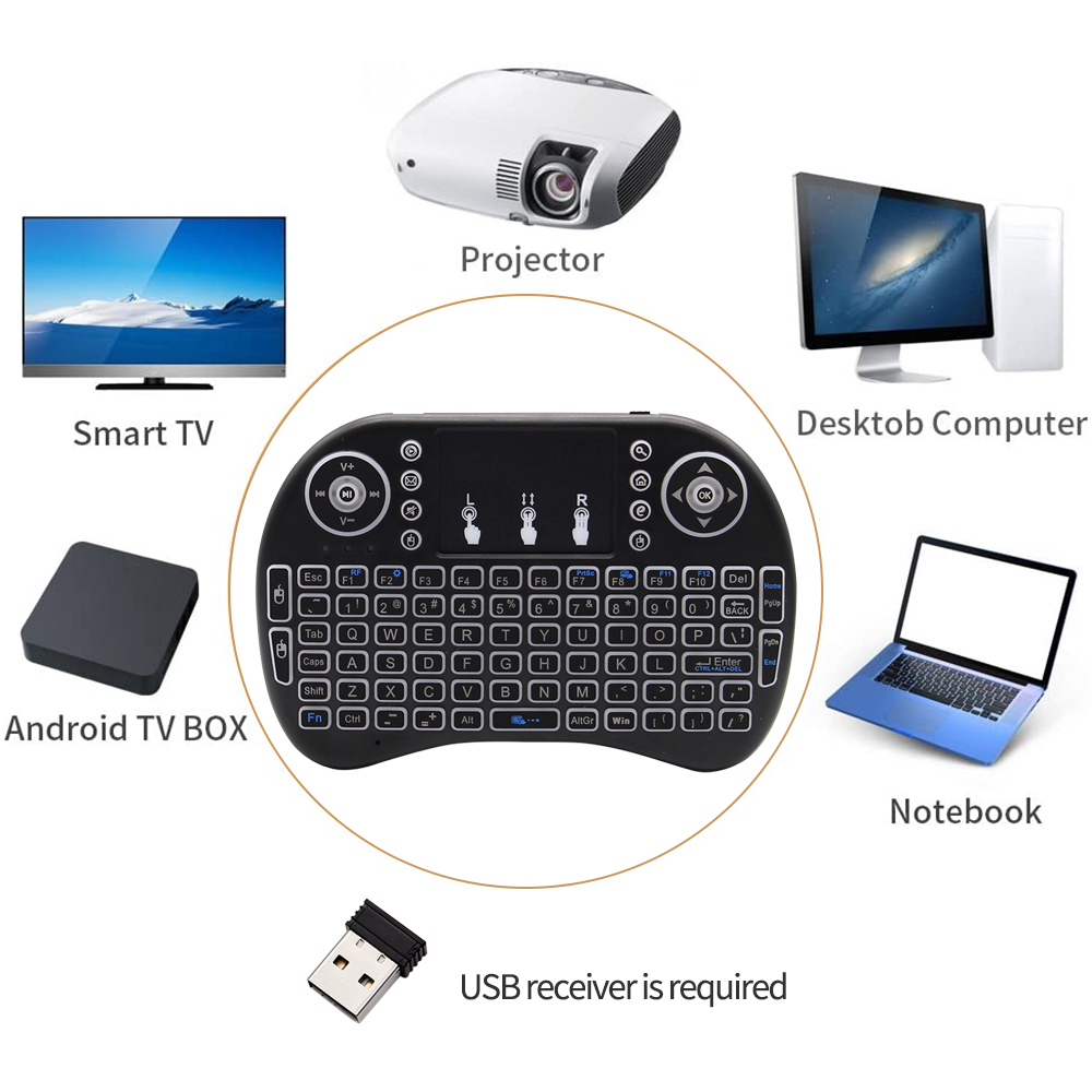 Backlit English Russian French - Gaming Keyboard Mechanical Wireless ulasan dan harga