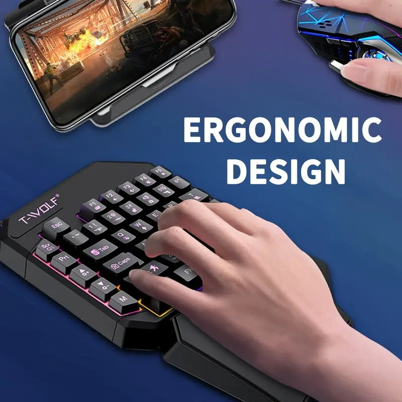 FocusOnPC TF900 2-in-1 Mobile  - Gaming Keyboard And Mouse Combo ulasan dan harga
