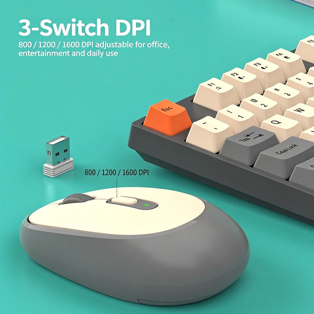 KEBIDUMEI 2.4G Wireless Keyboa - Gaming Keyboard And Mouse Combo ulasan dan harga