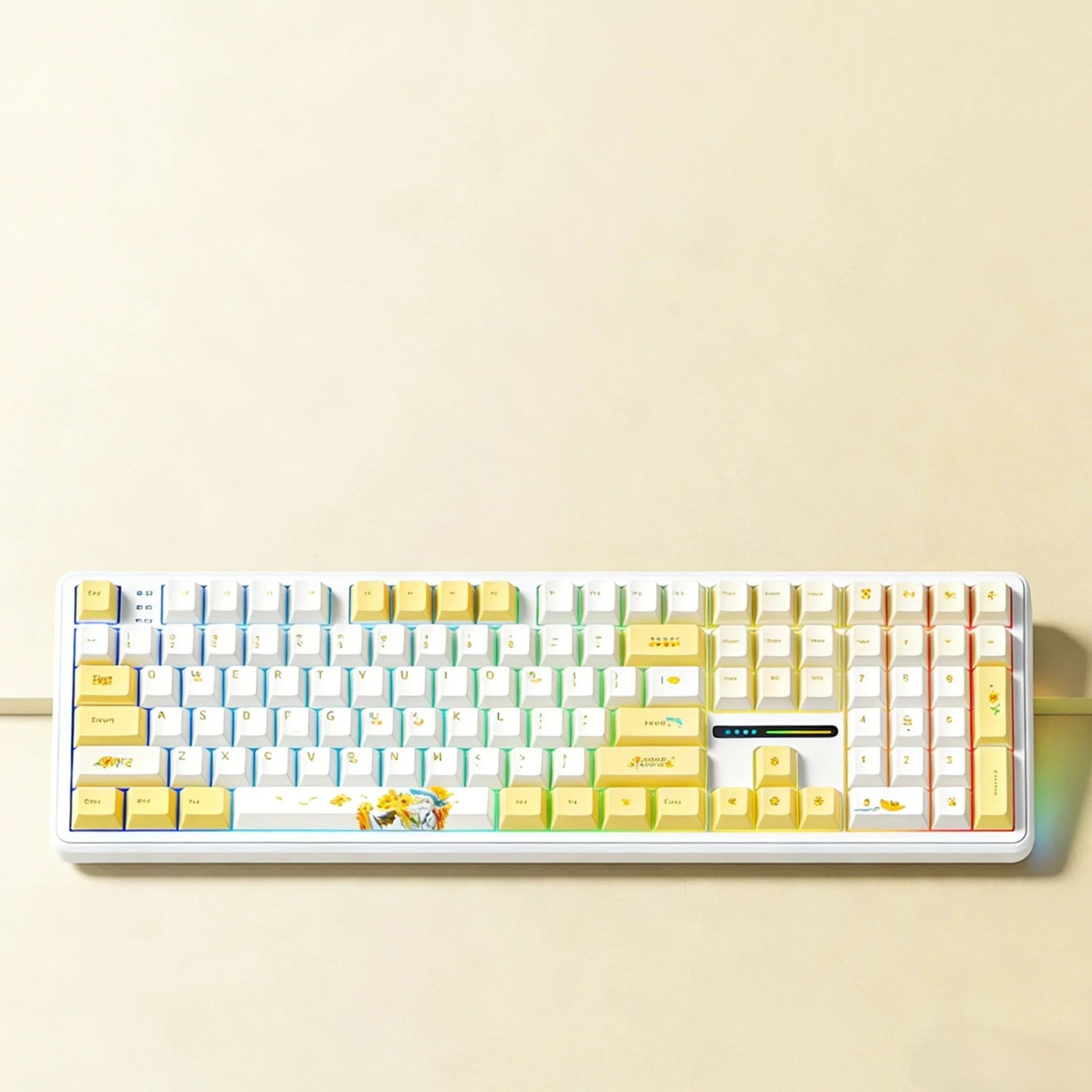 AULA F108 Wireless Keyboard Lo - Gaming Keyboard No Noise ulasan dan harga