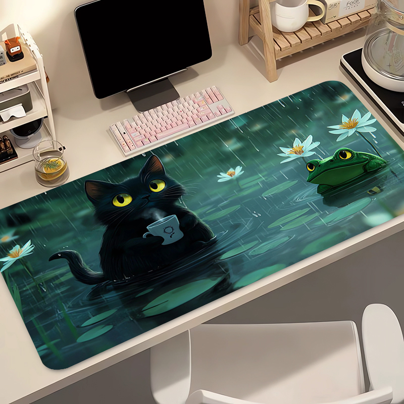 Kawaii Black Cat Silicone Soft - Keyboard Gaming Black ulasan dan harga