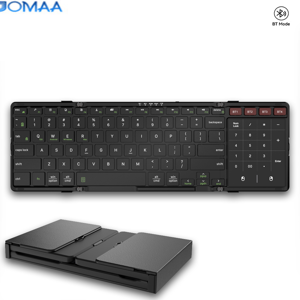 JOMAA Foldable Bluetooth Keybo - Gaming Keyboard Budget ulasan dan harga